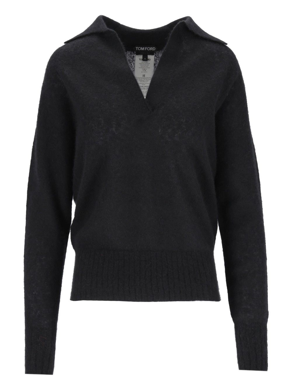 Tom Ford Sweater In Soft Cashmere And Silk Knitwear - Black | 8a050fe709f14ded8ce9d678c43f2653c4e382a3