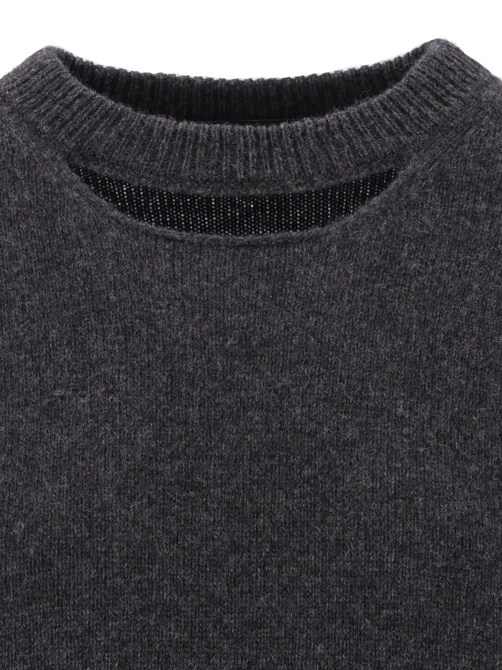 Federica Tosi Maglia Girocollo Con Apertura Maniche 3/4 - 70% Lana 30% Cashmere Knitwear - Grey | 24e901a809a99453c66b26f8145df6c96c8c990d