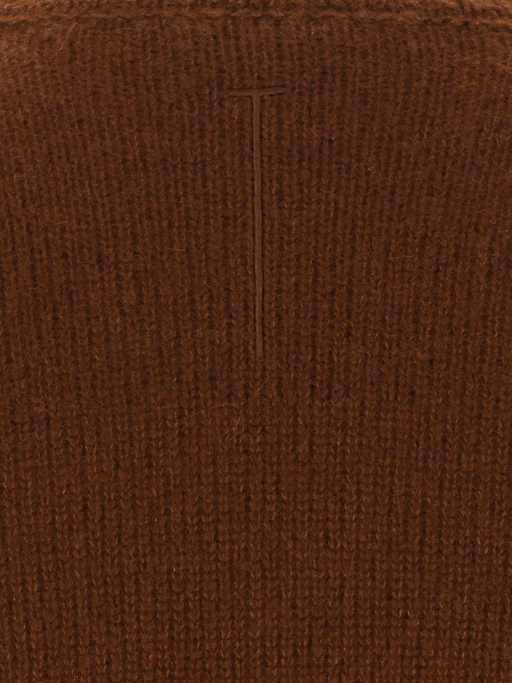 Tom Ford Seamless Ultrasoft Cashmere Silk - 5gg Classic Crewneck Knitwear - Brown | a66744c8f9ba390a8d0354f61914a2ec3b80e023