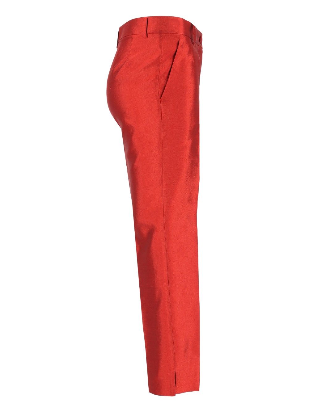 Dolce & Gabbana High Waist Trousers - Red | 8995660111684fd73e6caf5460434cbe4675a7e8