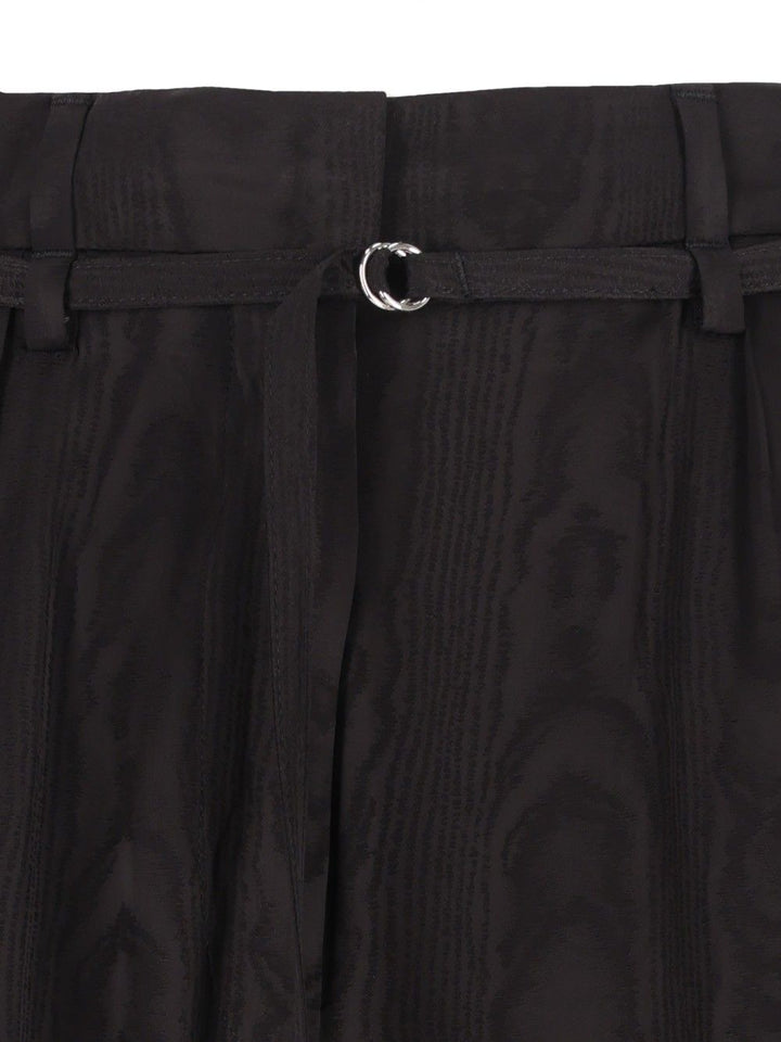 Dries Van Noten Peacha Moire Viscose Pants Trousers - Black | d4a6fcf0727359181cd61e6ecb9671338ca2c79b