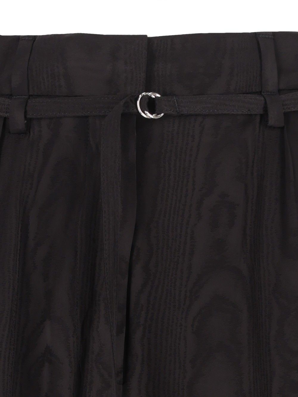 Dries Van Noten High-Waisted  Moiré Motif Trousers - Black | 169f069dfe0ea47ca6f2a87407ae9597d143444d