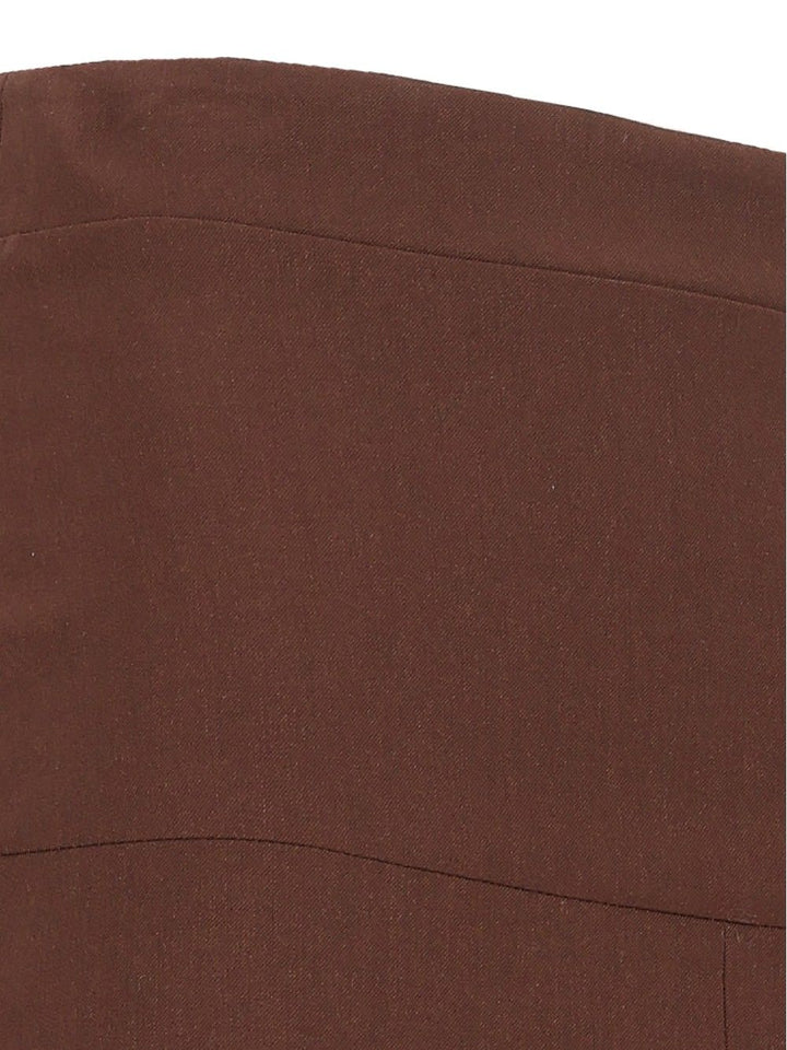Federica Tosi Gonna Longuette Frescolana Skirts - Brown | e935bc6c05d0c1d9aeca6c18613298169a3a7efa