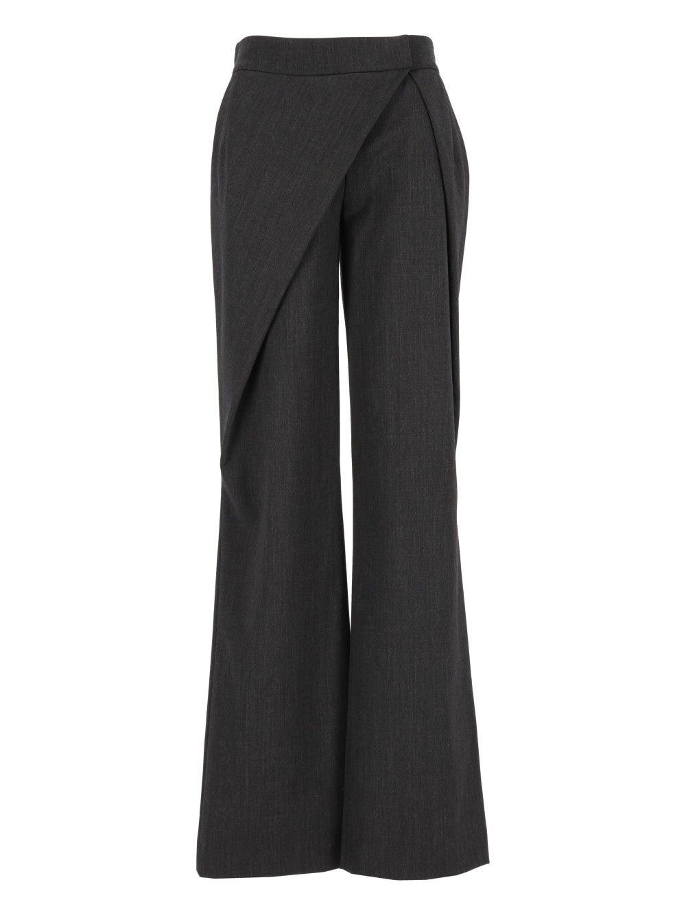 Federica Tosi Pantalone Pareo Frescolana Trousers - Grey | 6f42d35608b28c13cbc48e91ed4865a8bc14f375