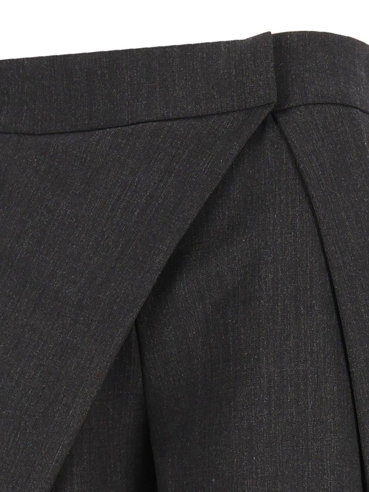 Federica Tosi Pantalone Pareo Frescolana Trousers - Grey | d0b4c9023eac151e63d8b35fc2b59880fd315419