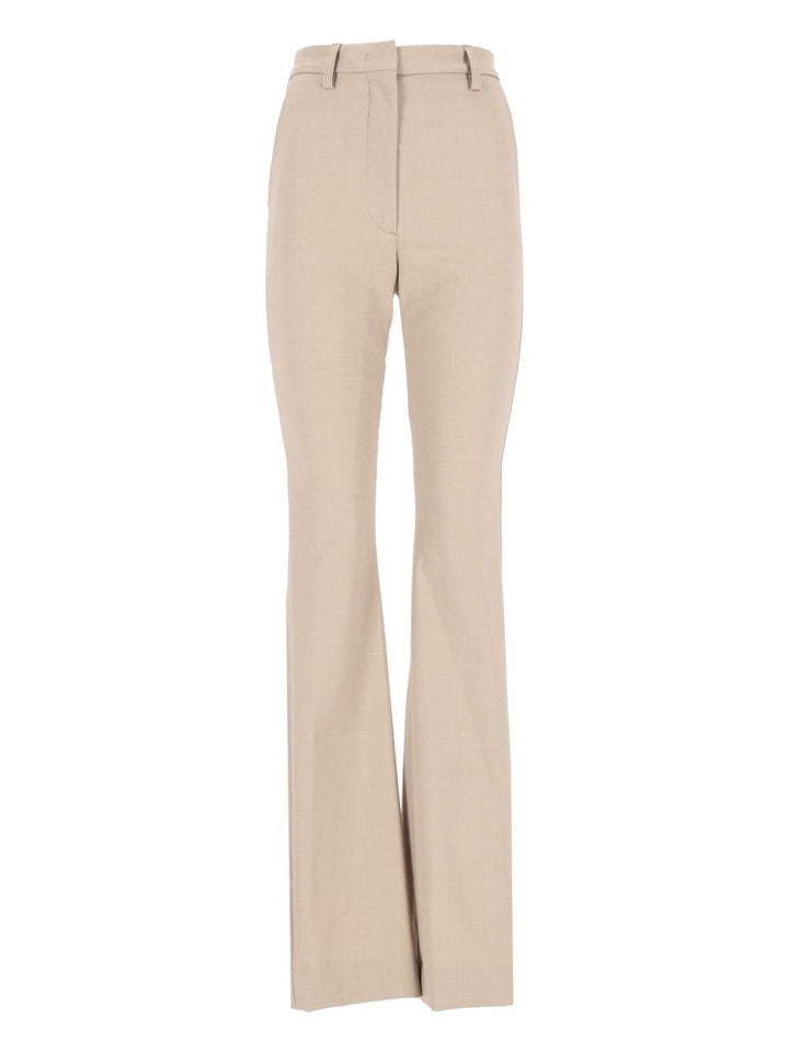 Thelatest Elvira 3128 W0206 Misto Lana Trousers - White | 60c4235999636b0ee1f5a126c2515fd3fd2f97ab