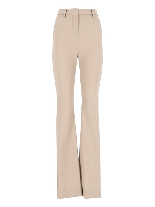 Elvira 3128 W0206 Misto Lana Trousers White