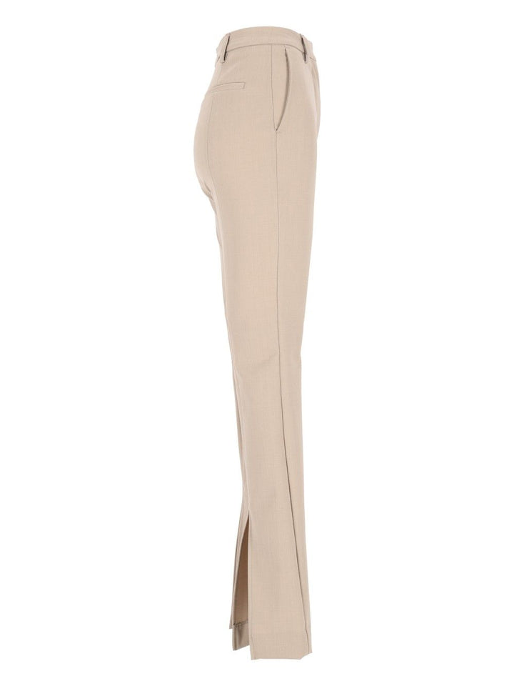 Thelatest Elvira 3128 W0206 Misto Lana Trousers - White | b328cfaaf80ee7c4a0f9aac15cd6bcae4f29bd92