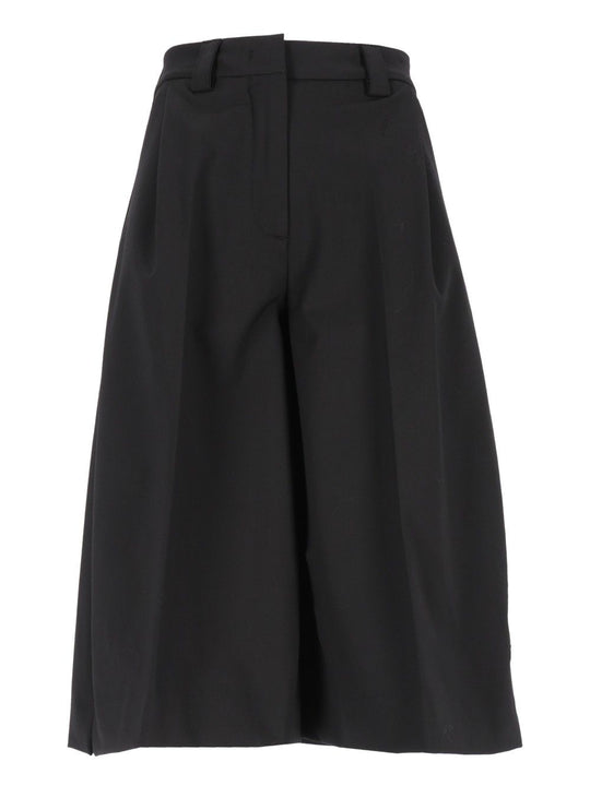 E-Dakota 3120 W0206 Misto Lana Trousers Black