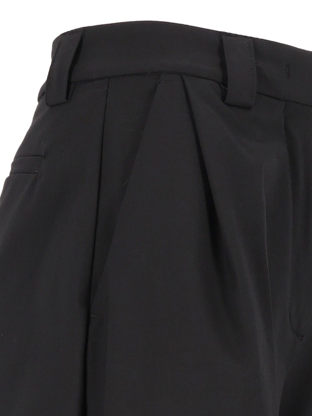 Thelatest E-Dakota 3120 W0206 Misto Lana Trousers - Black | 80a2ca6d4e8e7452ea4214d2cc27f0fd2cd44e04
