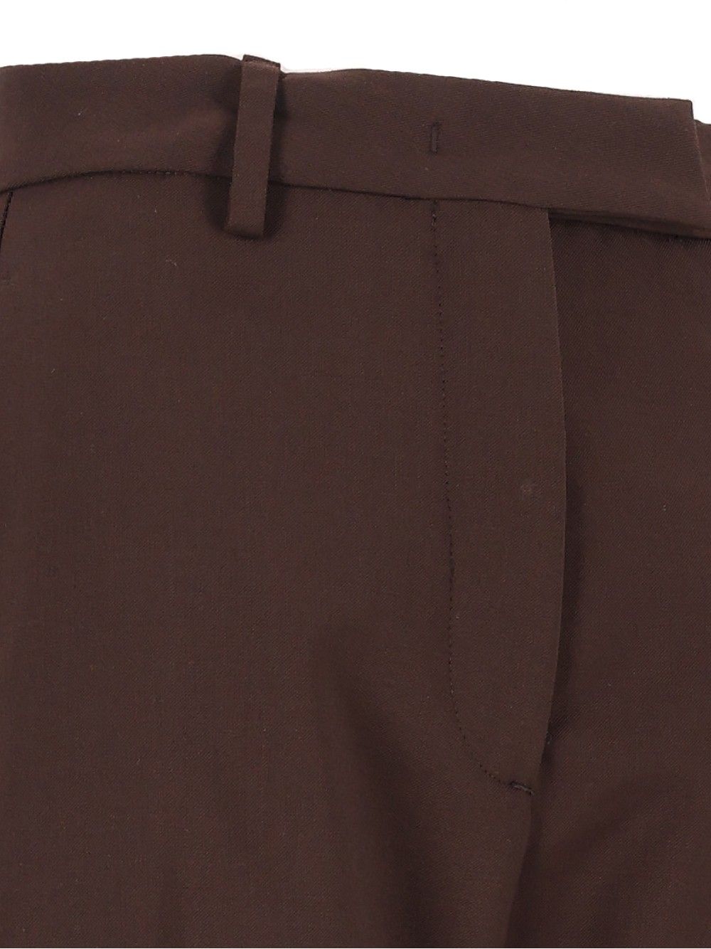 Thelatest E-Dina 3122 W0206 Misto Lana Trousers - Brown | 7502f4dace8cf19d020034daacf53bdd7b33abef