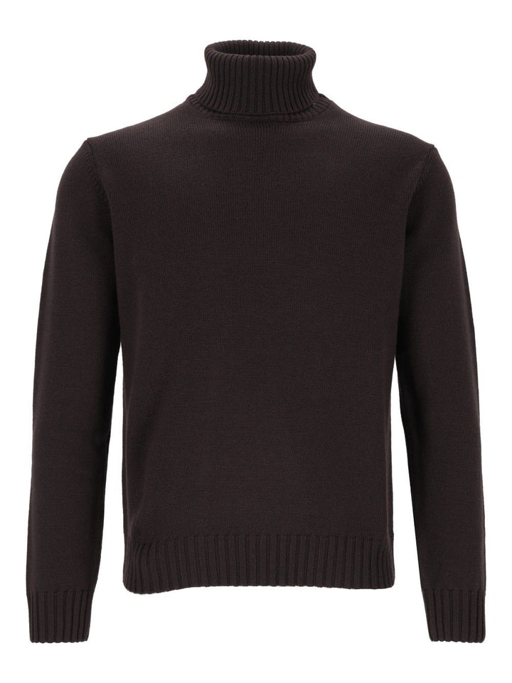 Al Duca D'Aosta Crewneck Jumper Knitwear - Brown | cc2bc30de75295fe4c494d24879edd02eac0a44b