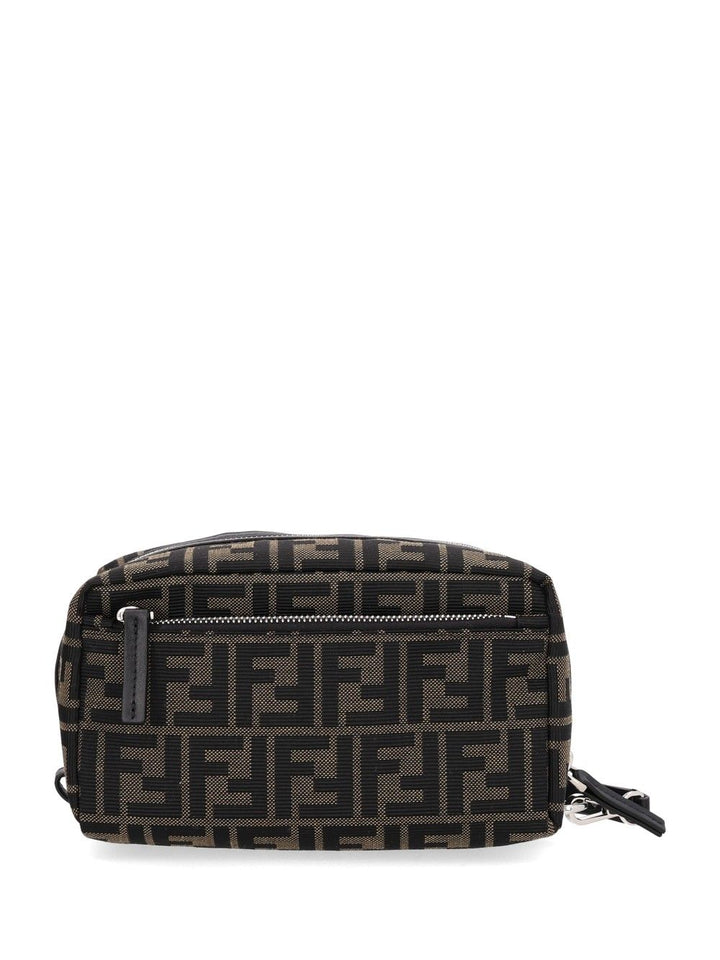 Fendi Compact Beauty Case Small leather goods - Black | 3e7f2d86be21b644d9a853903d44d9224dc11996