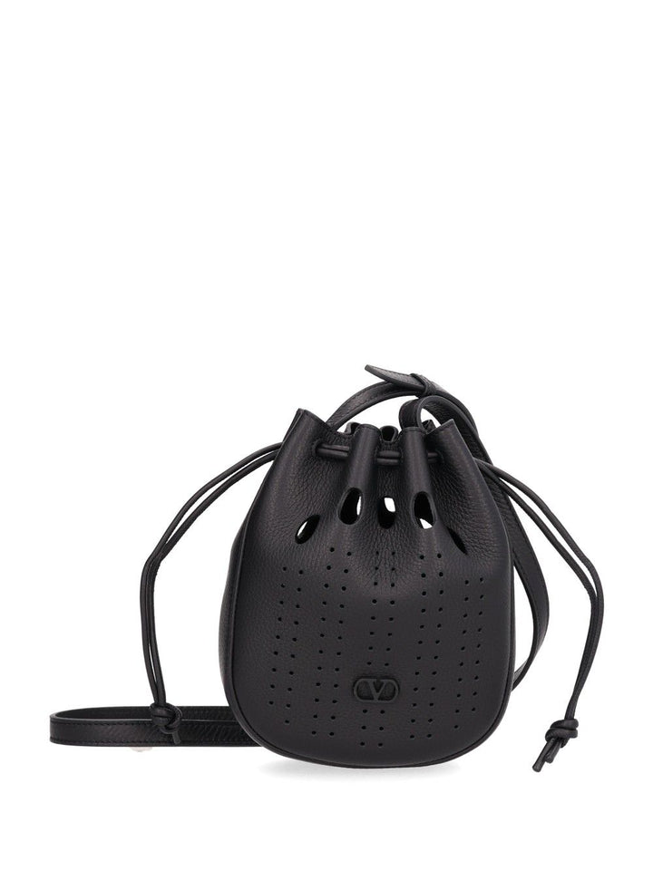 Valentino Garavani Medium Bucket Bag Handbags - Black | 52e7a828c4b3482690a6f4dec82727de68cb7391