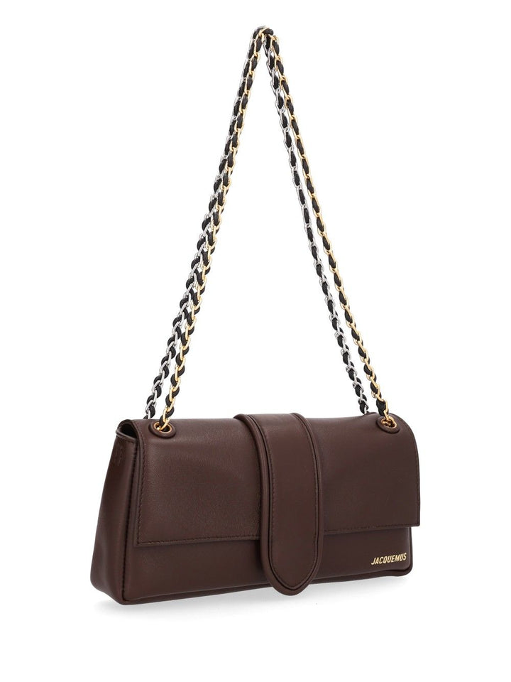 Jacquemus Bambino Chaine Shoulder Bags - Brown | e622125b78498a99b85e95690fc33cc717fc0d8a
