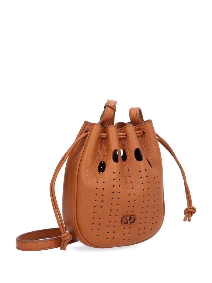 Valentino Garavani Medium Bucket Bag Handbags - Brown | e120d4372d00ac6e9c88515621db67cb701609f1