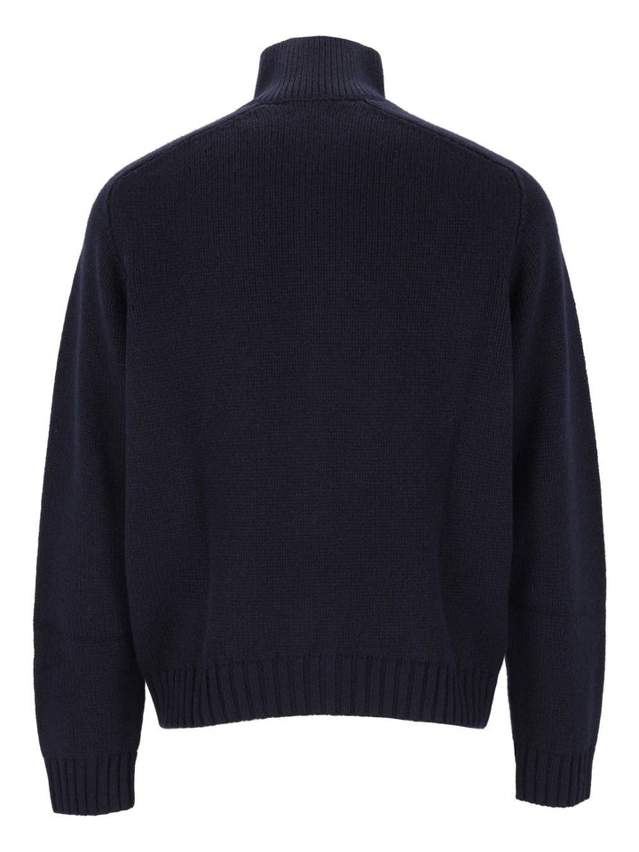 Tom Ford Coarsehair Cashmere Full Button Cardigan Knitwear - Blue | 983baf89ec8c46ea42f4bdd48848e595cd7d1ff7