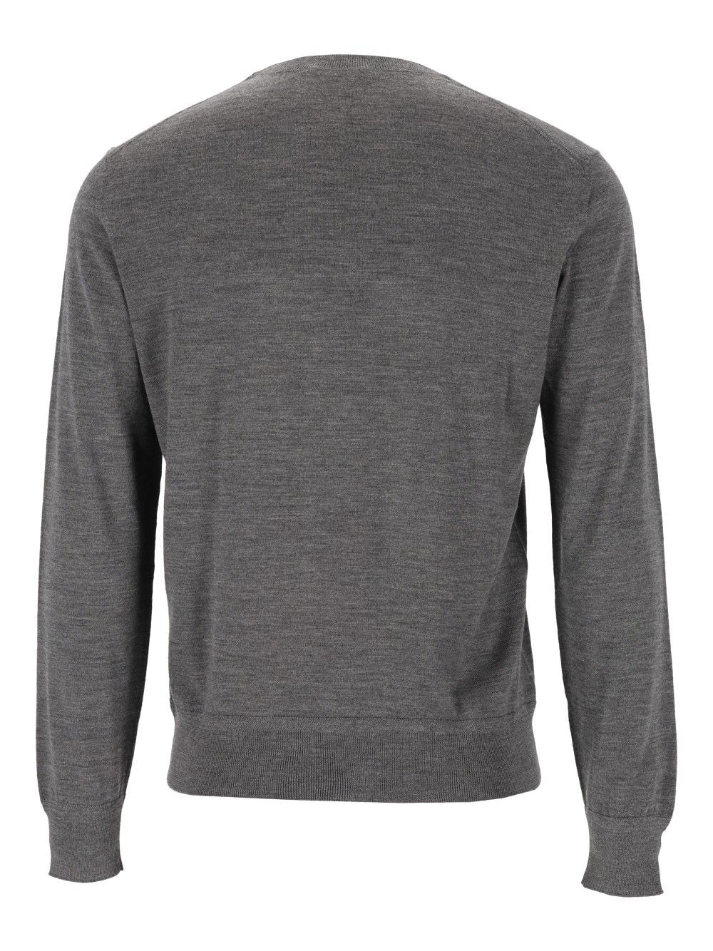Tom Ford Crew Neck Sweater Knitwear - Grey | 8e91cbb466f77bb3f55ea1c8b9fdf5c7c881933b
