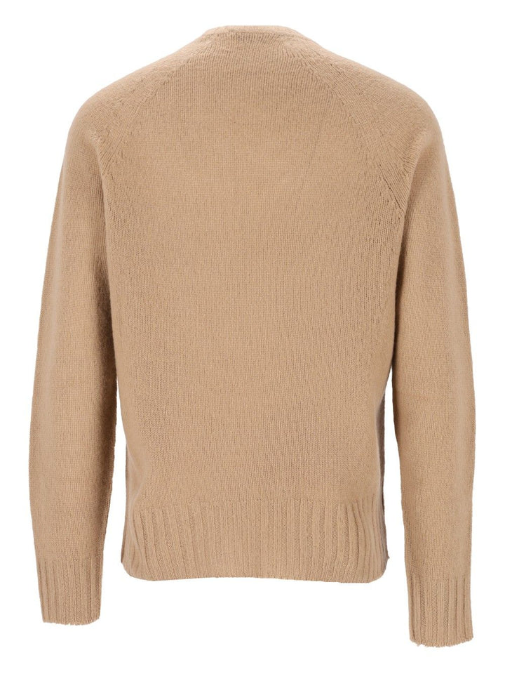 Tom Ford Crew-Neck Cashmere Sweater Knitwear - Beige | 8a12cfbabd18465d4bd1be570407eea9ca4f2082