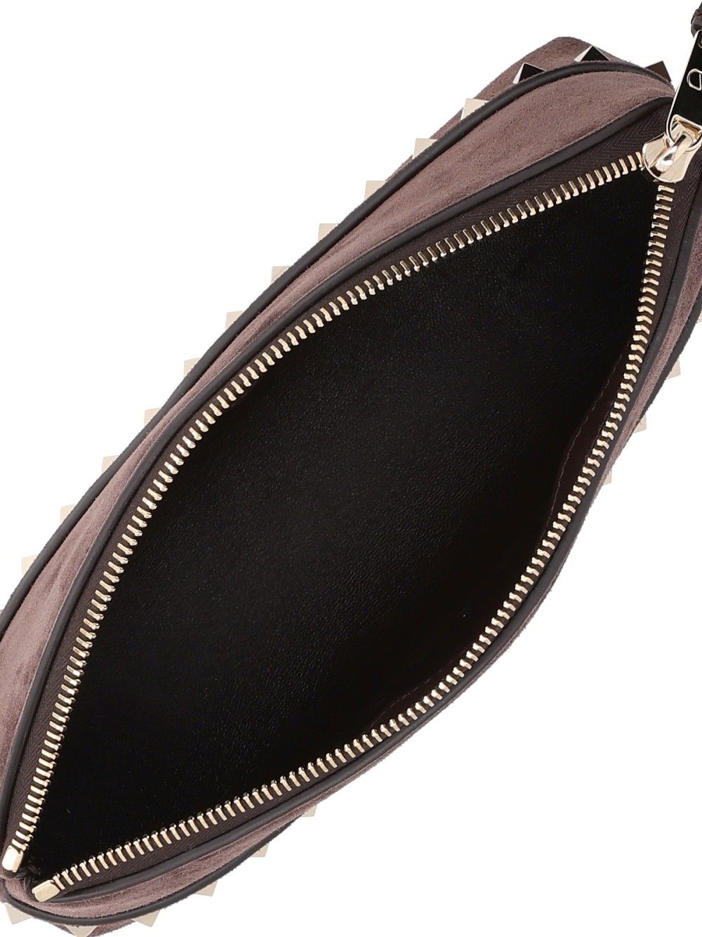 Valentino Garavani Suede Pouch Small leather goods - Brown | 8548b13688e1ca3b6bfbe4bd29de3fc841e21e68