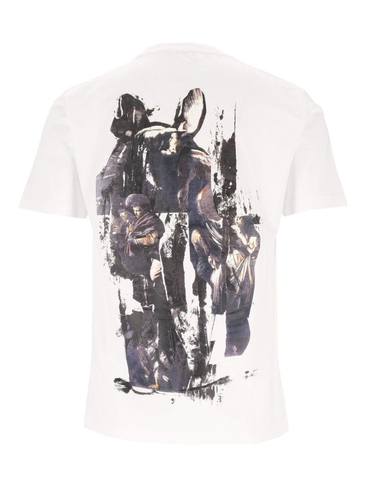 Off-White Torn Mercy Regular S/S Tee T-Shirt - White | 3ac4a939af3c769565f2b77dfc648b7407ab7f43