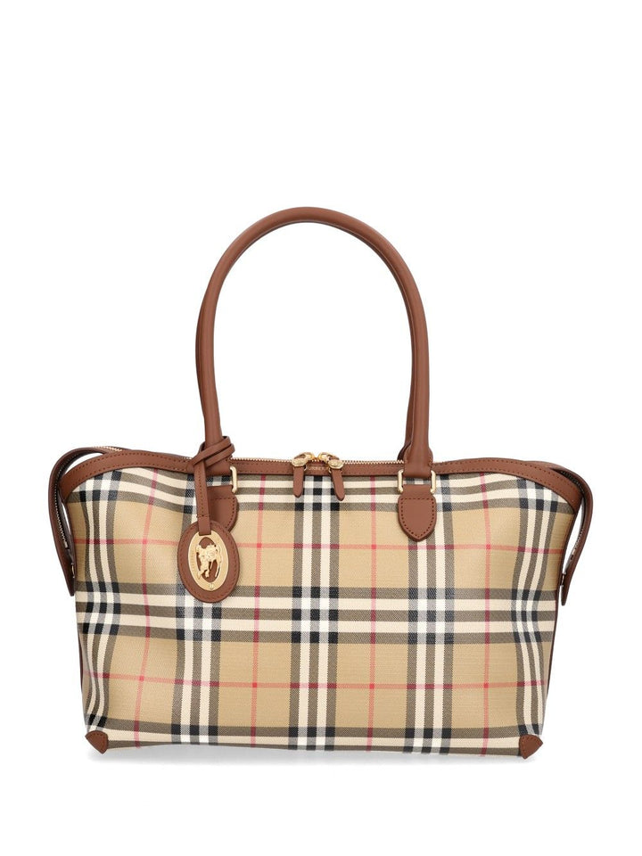 Burberry Check Handbags - Beige | a234e1f092c944e1266a769c6b2ecb2621f58c7a