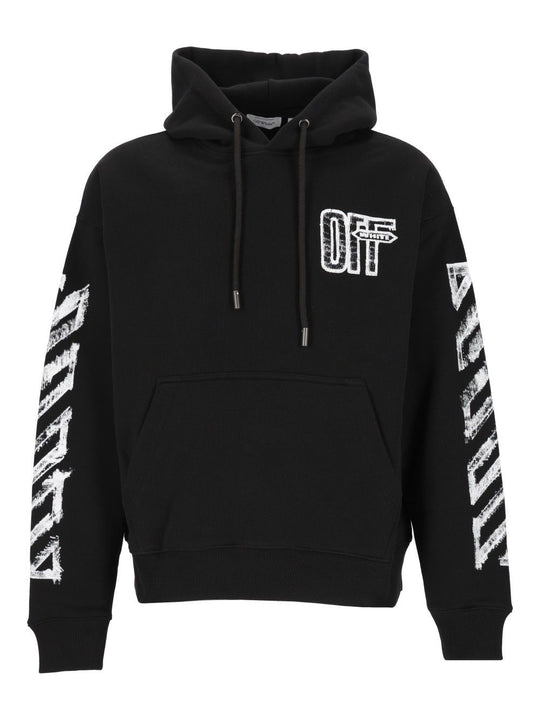 Motion Arrow Skate Hoodie Sweatshirts Black