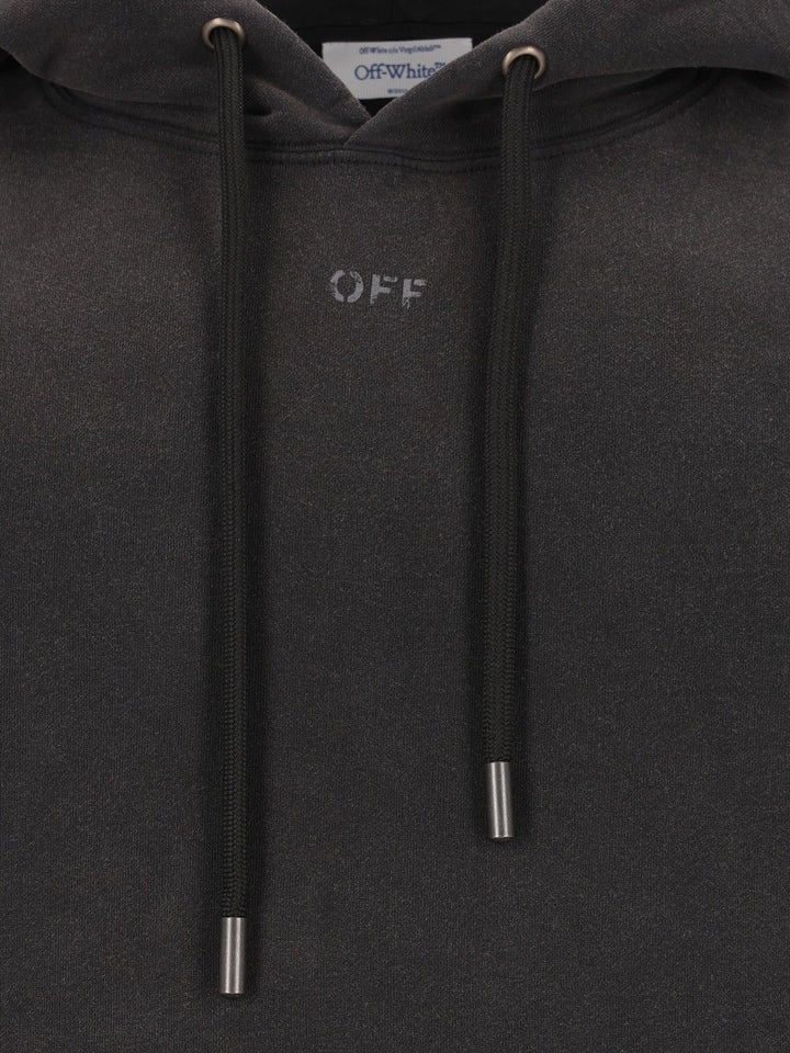 Off-White Swimming Face Skate Hoodie Sweatshirts - Black | 06c8e87c5e3d831b87aee311b9d2342ceacec3d1