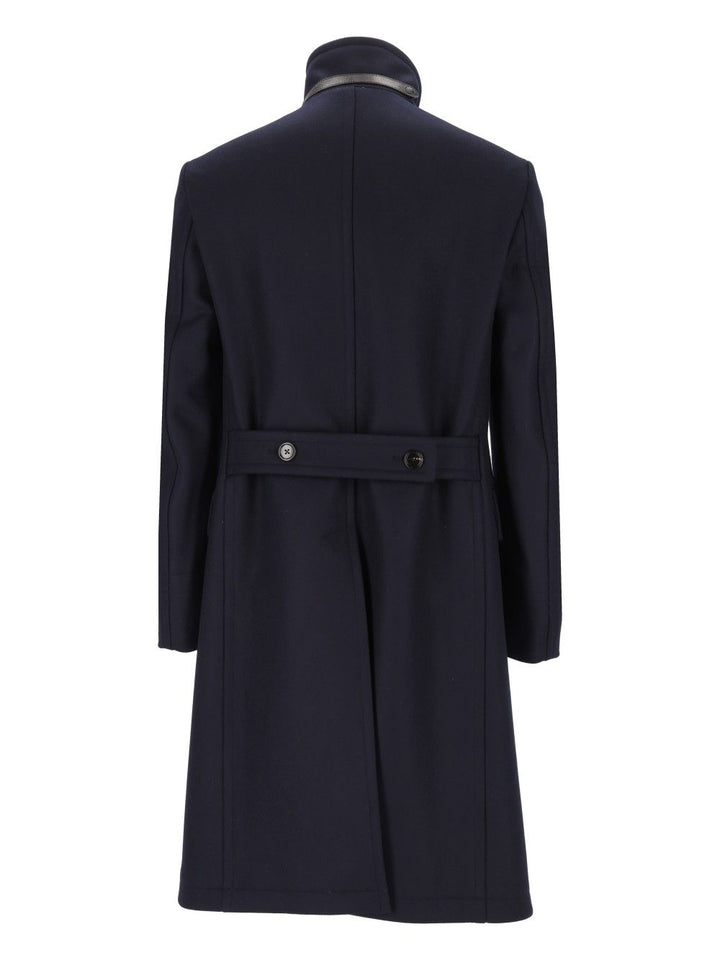 Tom Ford Compact Japanese Twill Felt Db Military Coat Coats - Blue | e4c73bb4f07066c6c84e906019ecc35921d143a4