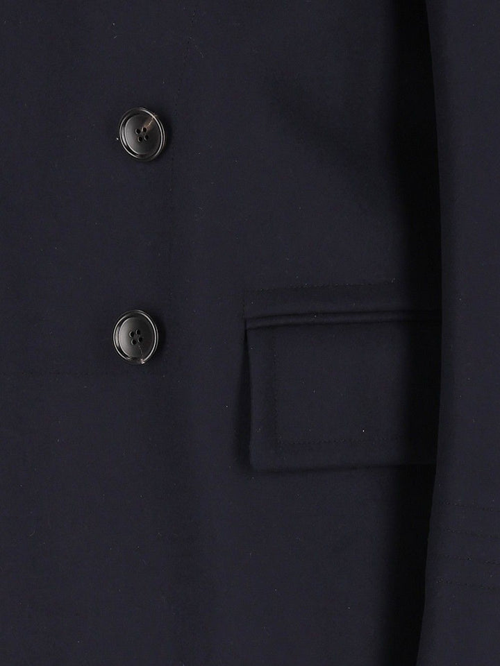 Tom Ford Compact Japanese Twill Felt Db Military Coat Coats - Blue | cca446cdd2870fde186689ee636e83eb24658b06