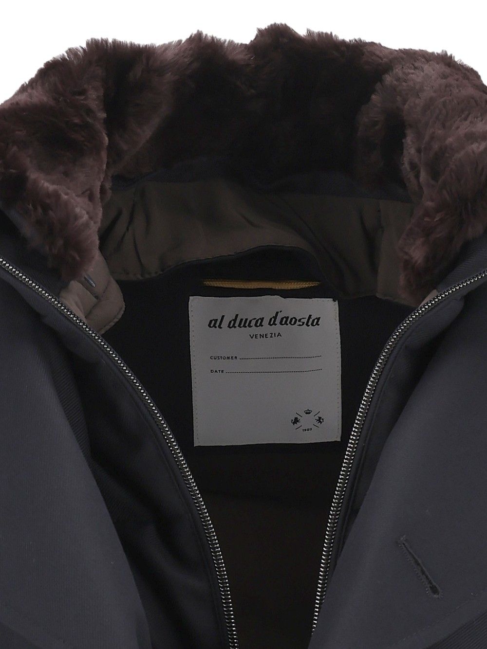 Al Duca D'Aosta Giaccone D.Petto Con Davantino  Collo Lapin  Kevlar 55pl 45 Lana Jackets - Blue | 708e43d8b548514407fe775ddbd2b3b34200d245