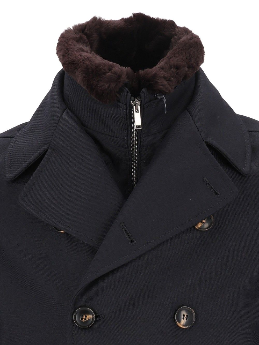 Al Duca D'Aosta Giaccone D.Petto Con Davantino  Collo Lapin  Kevlar 55pl 45 Lana Jackets - Blue | fbcf5c131f222831f30226fb71572e7065bdf430