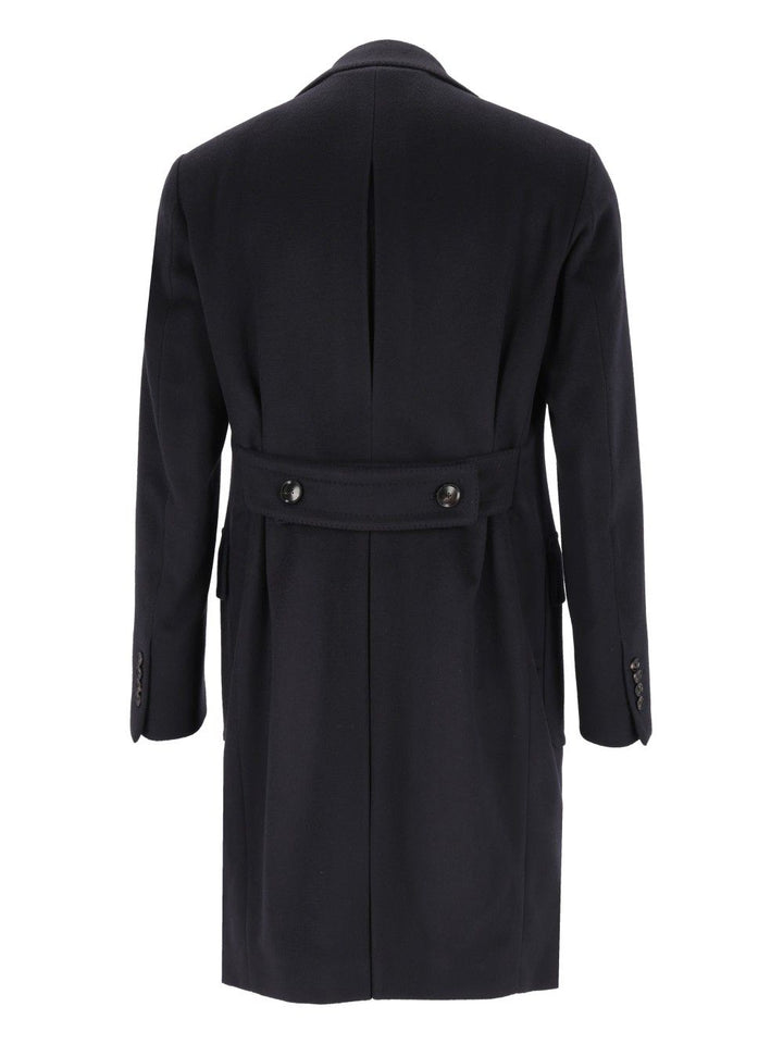 Al Duca D'Aosta 2 Petti Martingala 100 Cachemire Coats - Blue | 8f183daca7dfb5e6a99a51ced322bd69c12f9cf7
