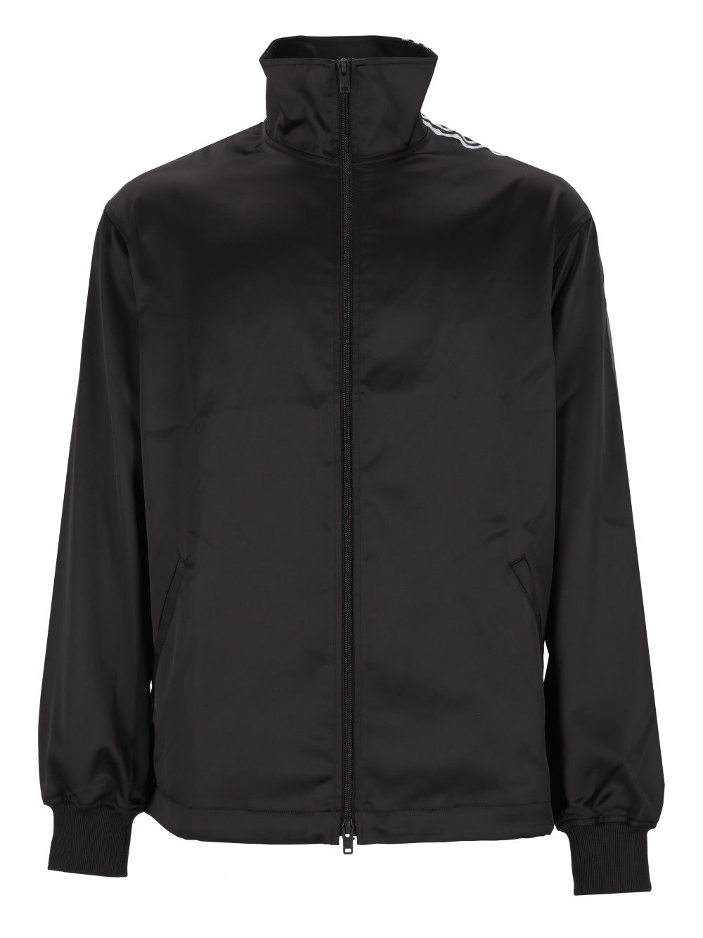 Adidas Y-3 Grd 3s Satin Track Jacket Black Sweatshirts - Black | 956e2fa3ecb2f577e3669b2e3c4cbefd4e45853a