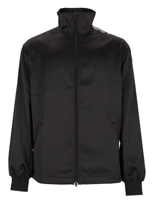 Grd 3s Satin Track Jacket Black Sweatshirts Black