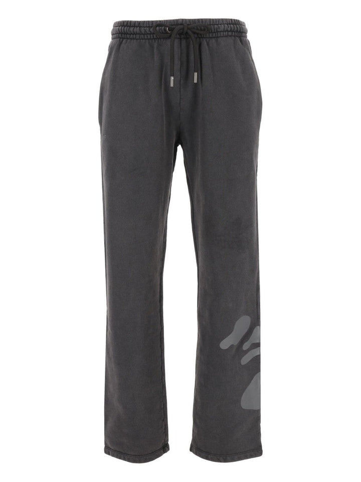 Off-White Swimming Face Sweatpant Trousers - Black | d9afa870f8b3940f7468514fcab0558f27ae0f1d