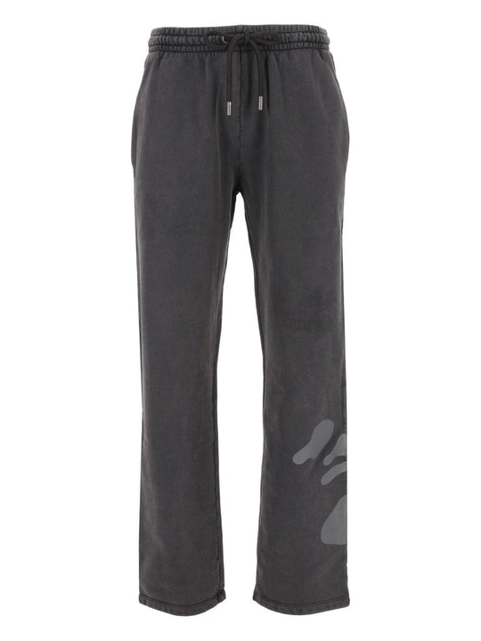 Swimming Face Sweatpant Trousers Black