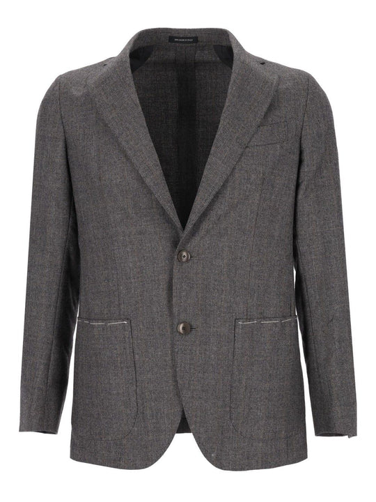 Abito Galles Fusion Sfoderato R7 96 Lana 4 Cachemire Dresses Grey