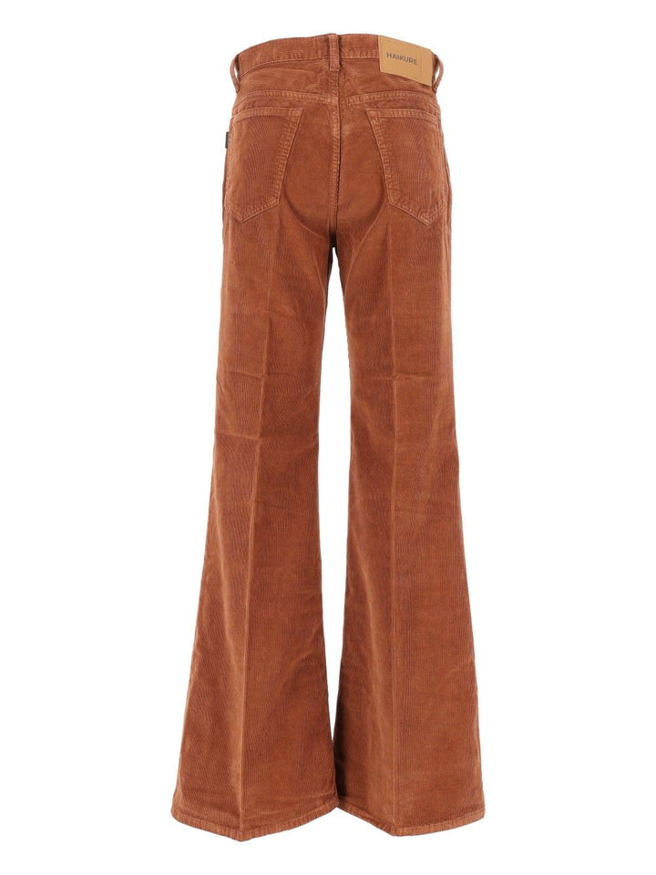 Haikure Clara Velvet Pier Jeans - Brown | b31918b150df421113250f35b007e29fd4fc43c0
