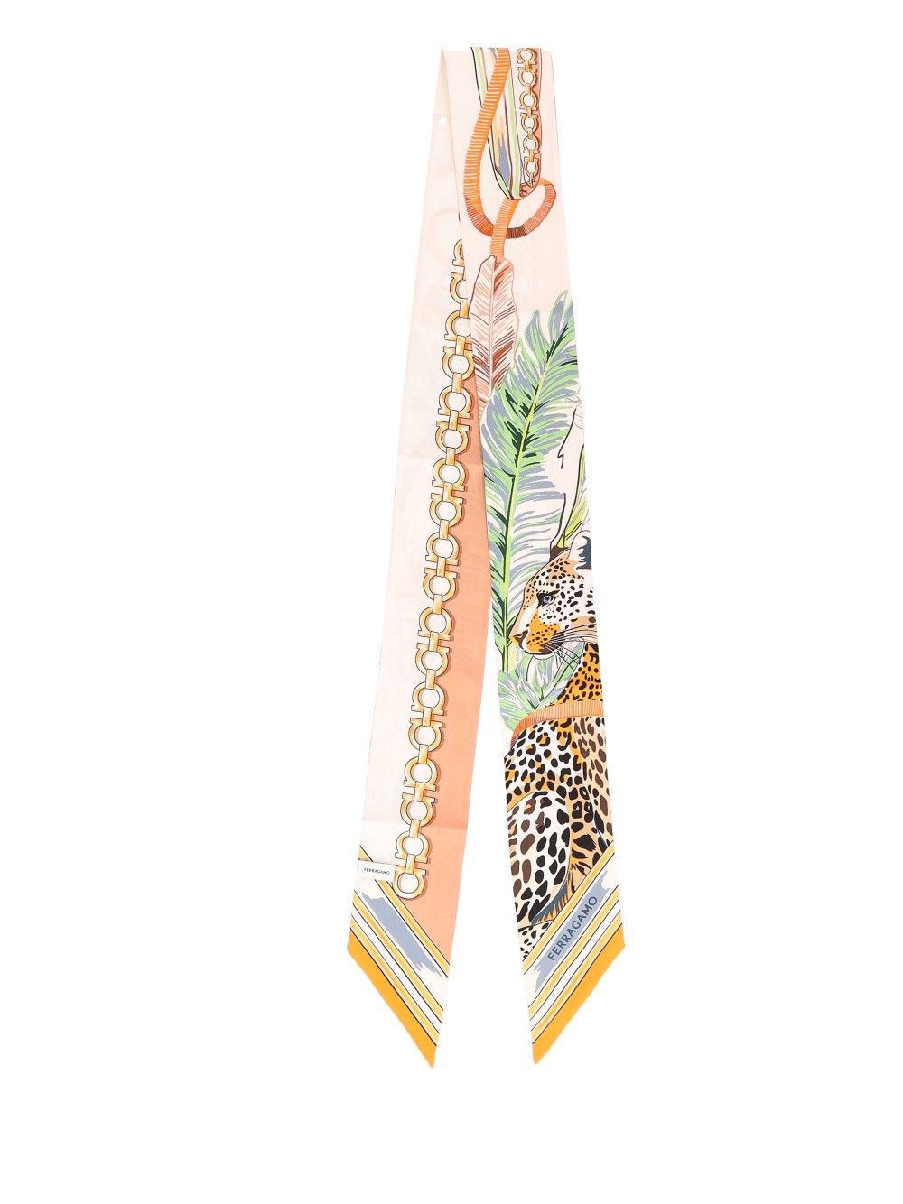Ferragamo Bandeau/Mini Bandeau Felindra Print Scarves And Foulards - Orange | 169e3ca3a5755fcb7ebe5736e71b25cfc50695e6
