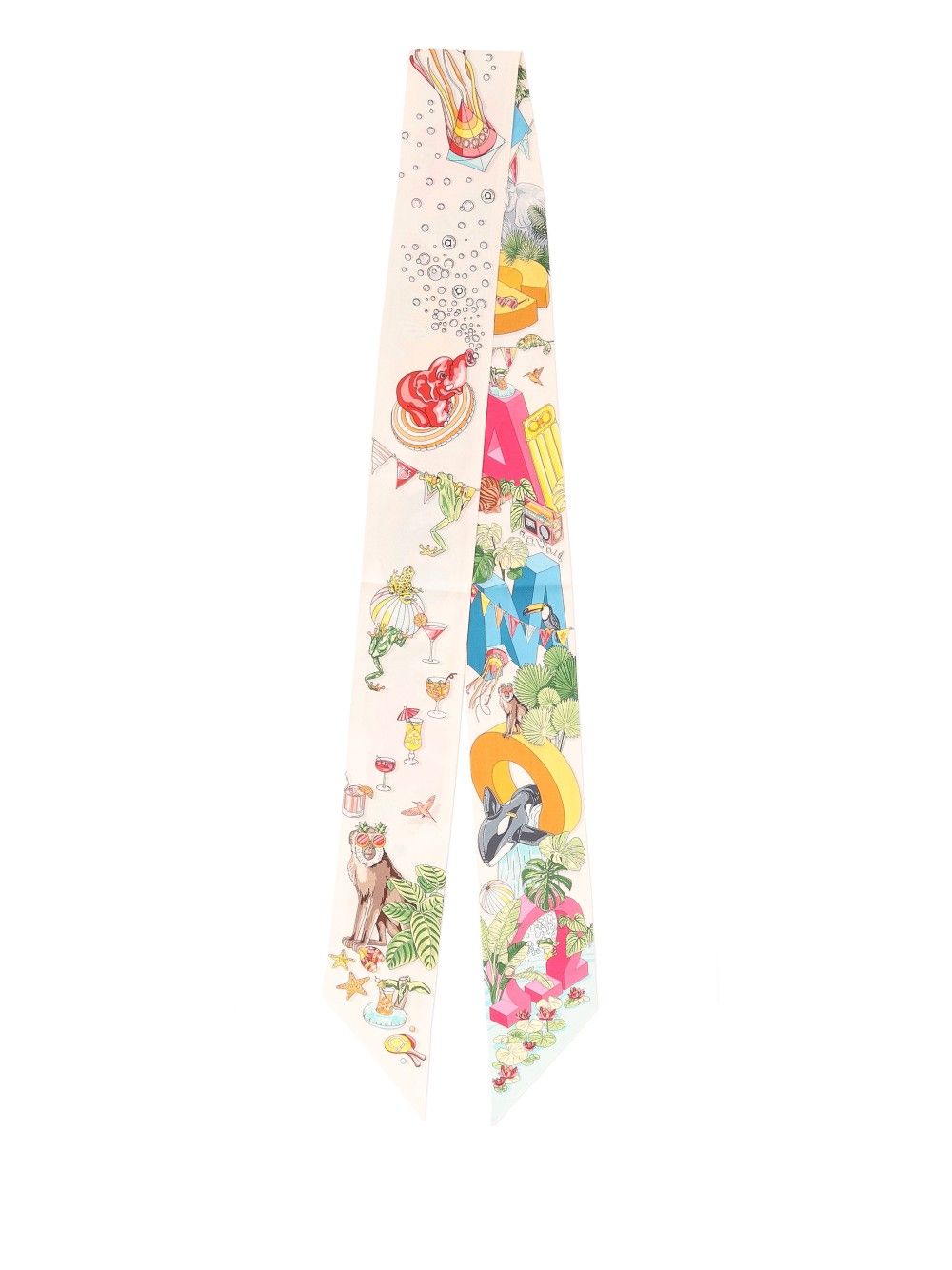 Ferragamo Bandeau Jungle Party Print Scarves And Foulards - Multicolor | ee3df62f0af2c7c4a5f3dc4eafac4433bb9aa3c1