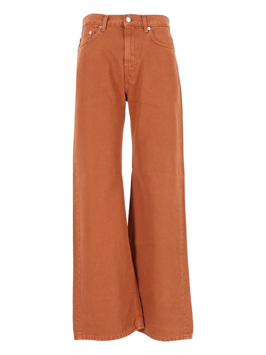 Winny Soft Ecru Jeans Brown