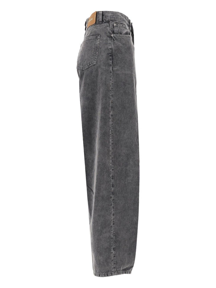 Haikure Bethany Velvet Pier Jeans - Grey | fe5b6b368f8bb6b7a7097c9d96f05aa49a5b6b7a