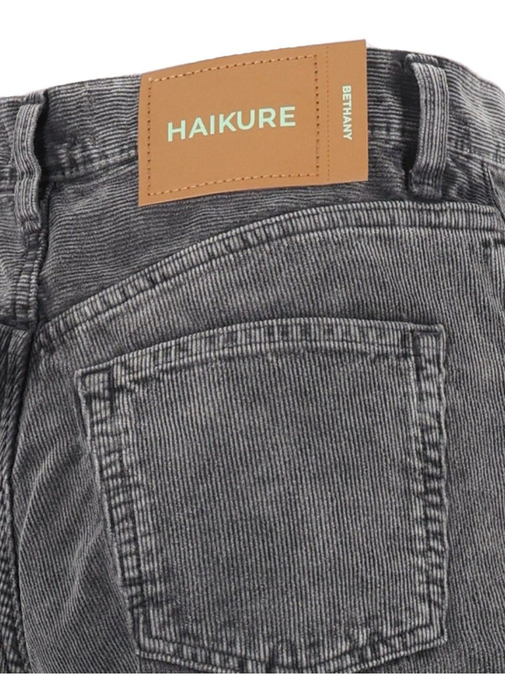 Haikure Bethany Velvet Pier Jeans - Grey | 4d09ee9de6ce0d6eb2a0dde72494811c17b2c5de