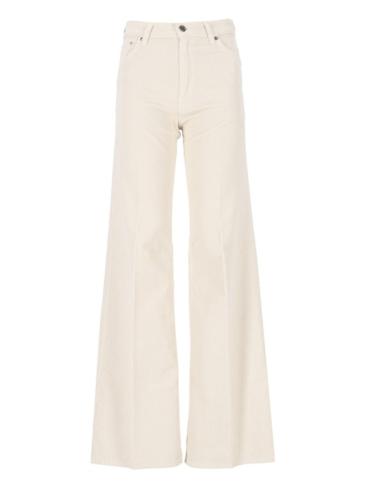 Haikure Clara Velvet Pier Jeans - White | 7abd62b2191e1489291a671248b1b81f6e764f60