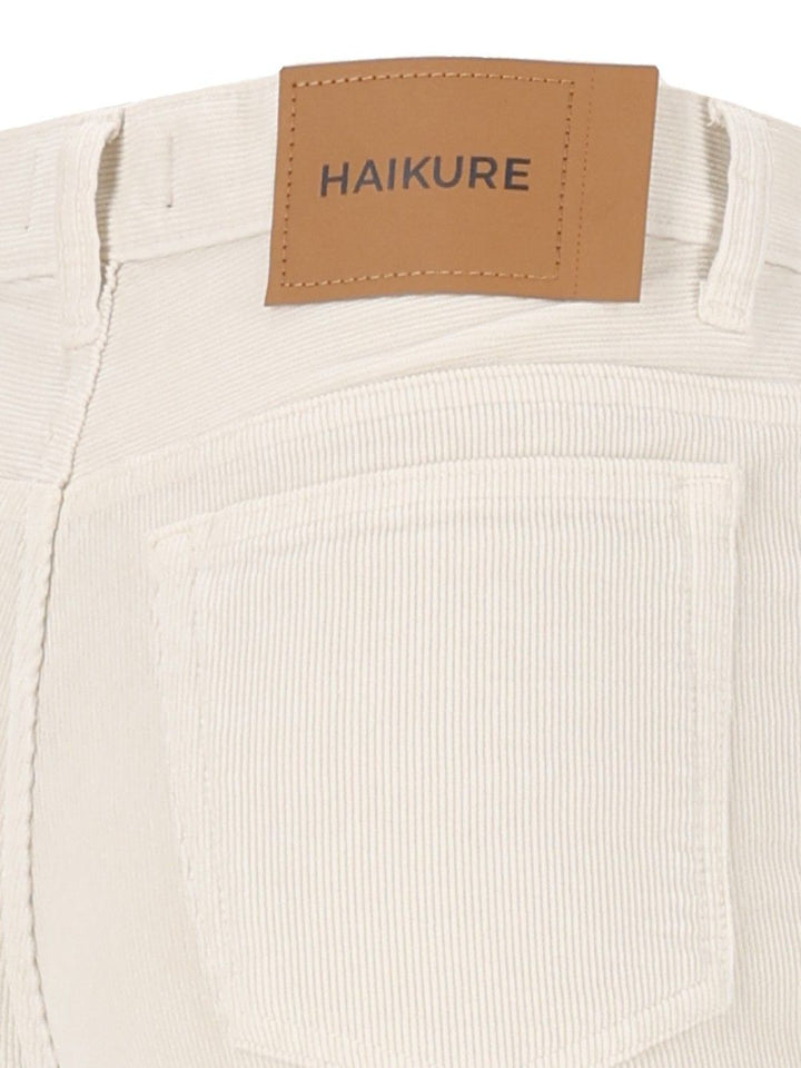 Haikure Clara Velvet Pier Jeans - White | 523d923e0c818edcaa3f36314b2902f57f5325e1