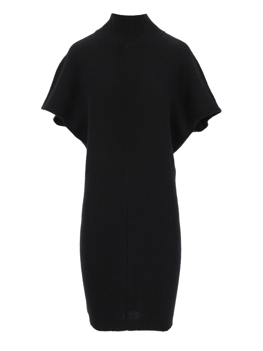 Federica Tosi Abito Corto M/M Collo Alto - Lana Merino/Cashmere Dresses - Black | a0ac8e008e5835a62f4ba38116e10f77fc632a9f