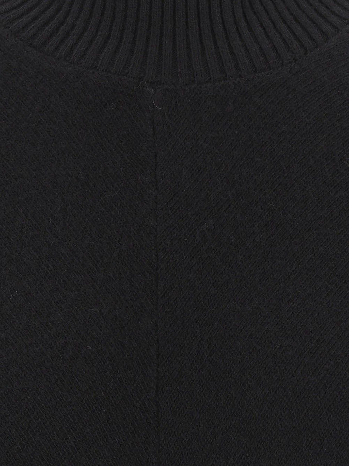Federica Tosi Abito Corto M/M Collo Alto - Lana Merino/Cashmere Dresses - Black | 18e598dc8f4bb2f08cbd06d4ade9a587f061a84e