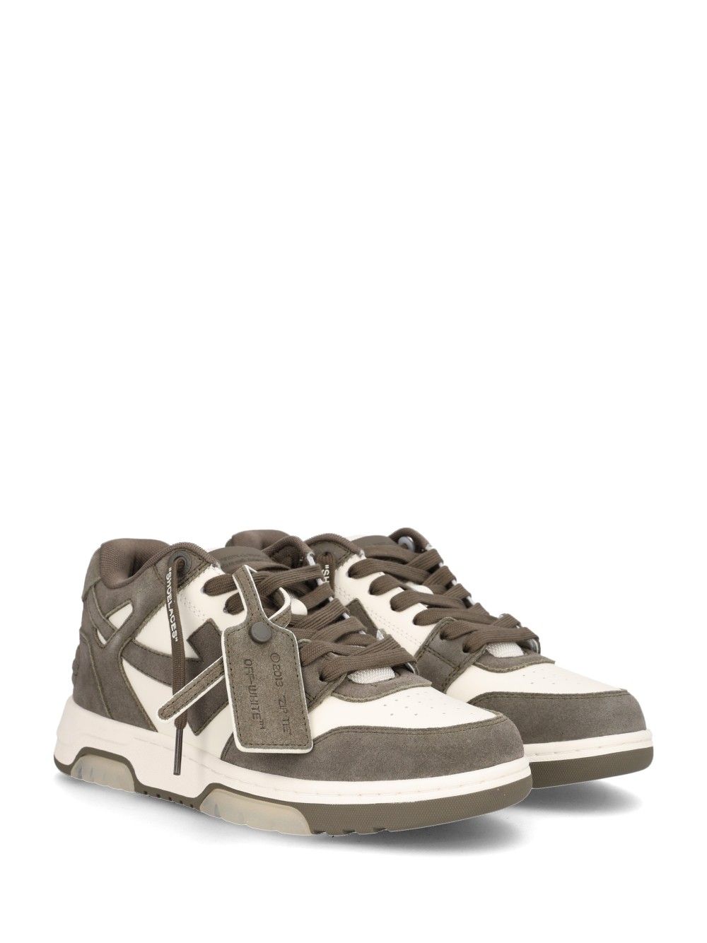 Off-White Out Of Office Sneakers - Green | 2721237c15f3d96b2ca8de3b8d1890041ad6599b
