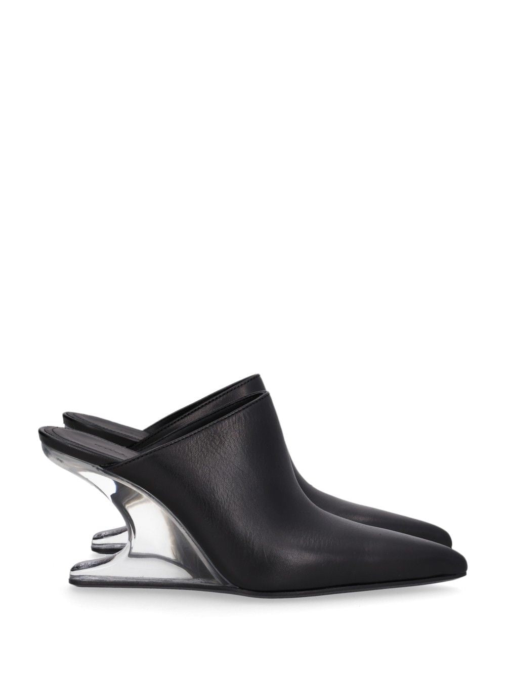Rick Owens Cantilever 8cm Sabato Sharp Sandals - Black | 3db8aeae29d125f301c6c61beada474c06fac501